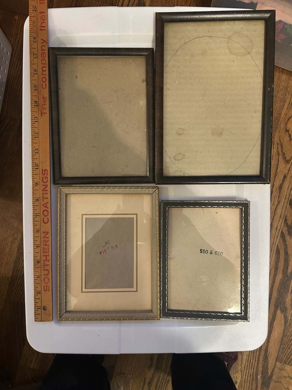 Group of Four Vintage Picture Frames